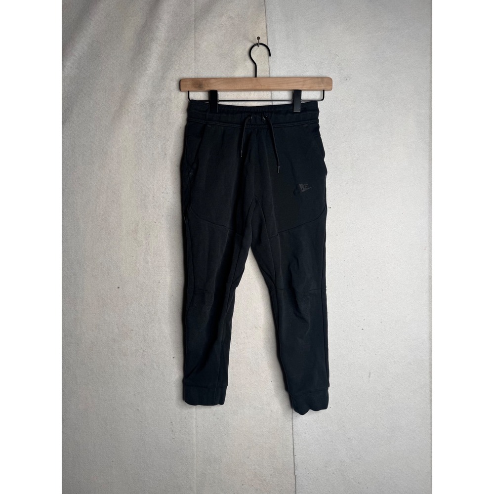 Nike Sportswear Tech Fleece Joggers Black Kids Small Standard‎ Fit Pants